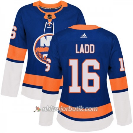 Dame Ishockey New York Islanders Tröja Andrew Ladd 16 Adidas 2017-2018 Blå Authentic